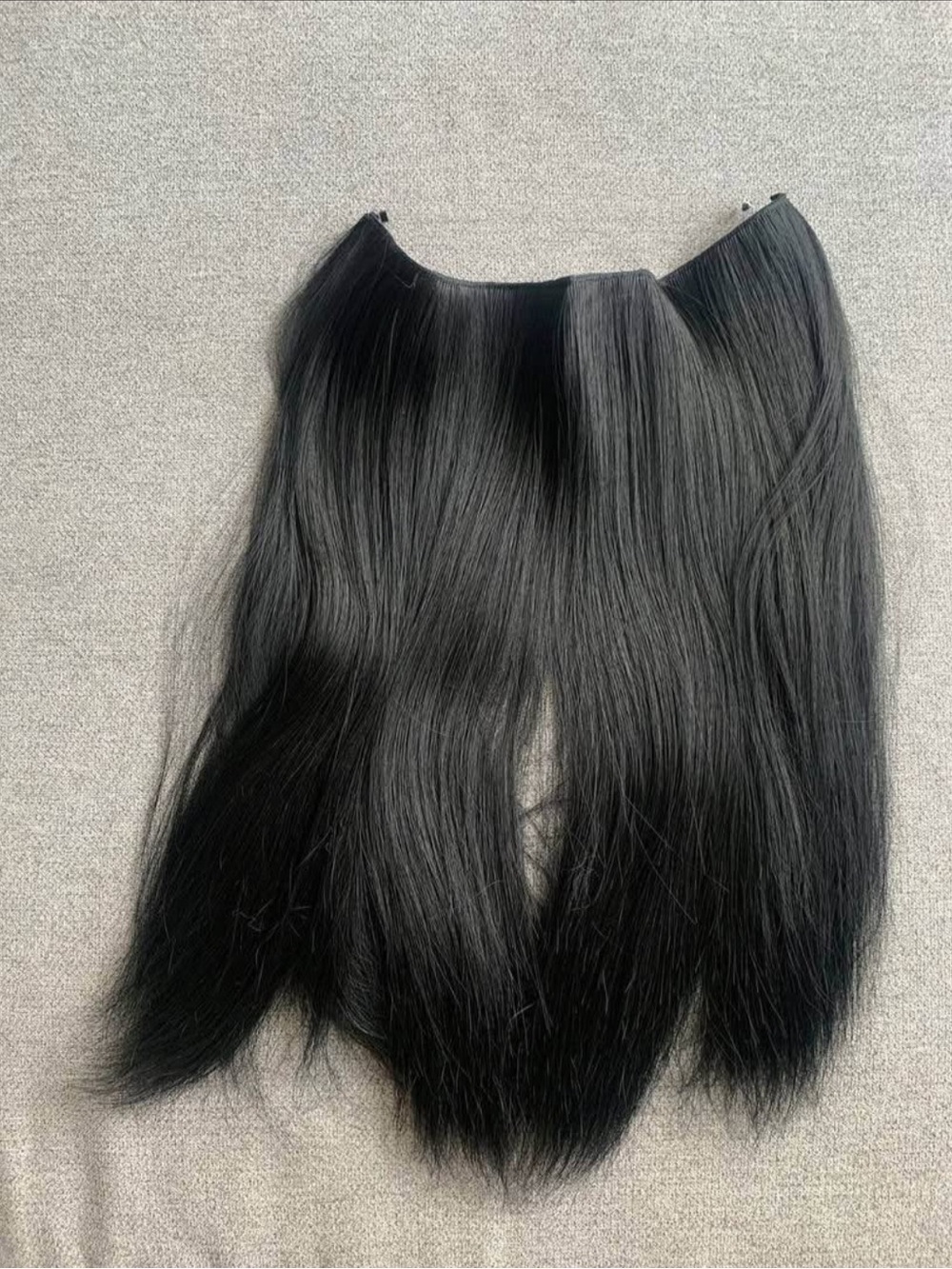 Clip-In Straight Hair Extensions - Black 16”-18”